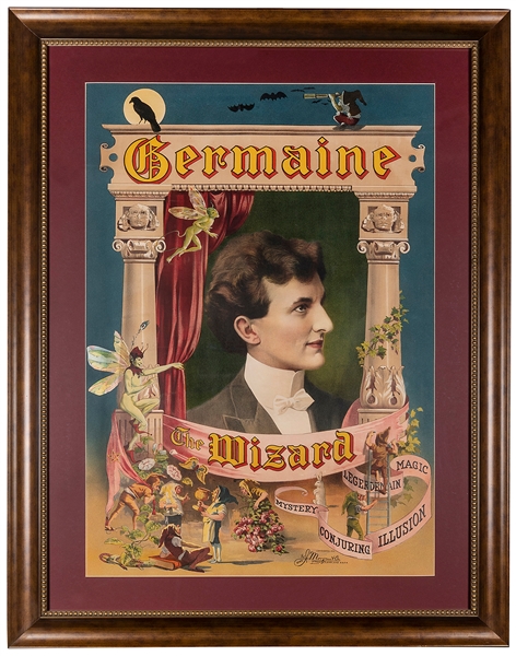  GERMAIN, KARL (CHARLES MATTMUELLER). GERMAINE THE WIZARD. C...