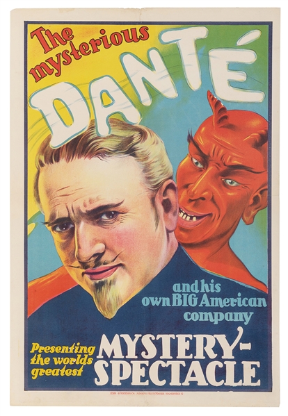  DANTE (HARRY AUGUST JANSEN). THE MYSTERIOUS DANTE. MYSTERY-...