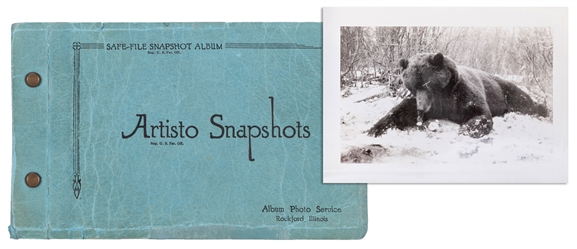  [ARCTIC]. A set of 51 black–and–white snapshots depicting A...