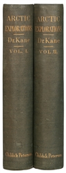  KANE, Elisha Kent (1820–1857). Arctic Explorations in the Y...