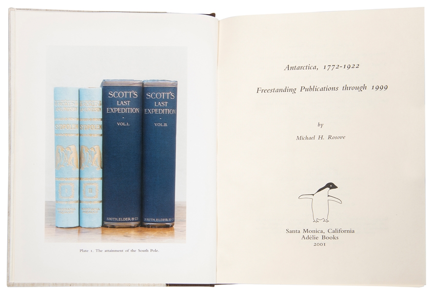  ROSOVE, Michael H. Antarctica, 1772–1922: Freestanding Publ...