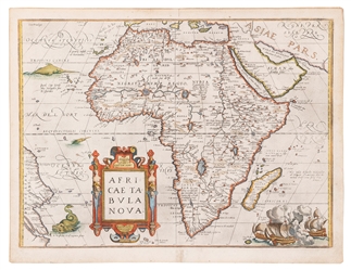  [MAP]. ORTELIUS, Abraham (1527–1598). Africae Tabula Nova. ...