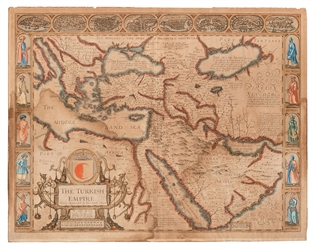  [MAP]. SPEED, John (1552–1629). The Turkish Empire. [London...