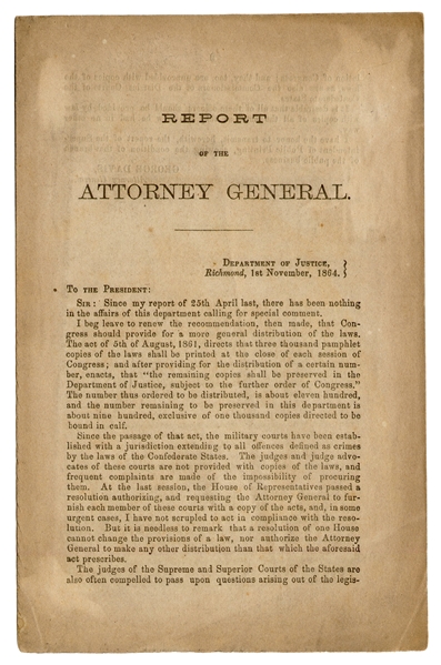  [CONFEDERATE IMPRINT]. DAVIS, George (1820–1896) and George...