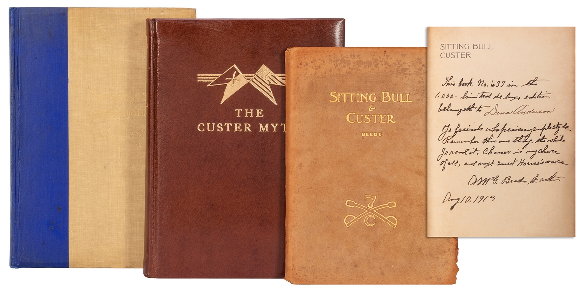  [CUSTER, George (1839–1876)]. A group of 3 works, including...