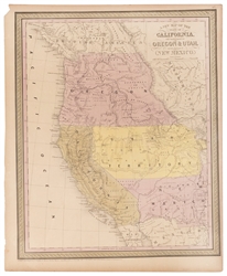  [MAP]. –– [MITCHELL, Samuel Augustus (1792–1868)]. A New Ma...