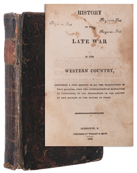  McAFEE, Robert Breckinridge (1784–1849). History of the Lat...