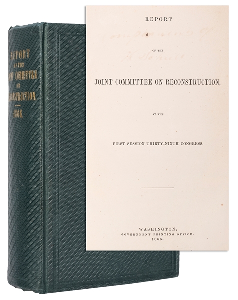  [RECONSTRUCTION]. Report of the Joint Committee on Reconstr...