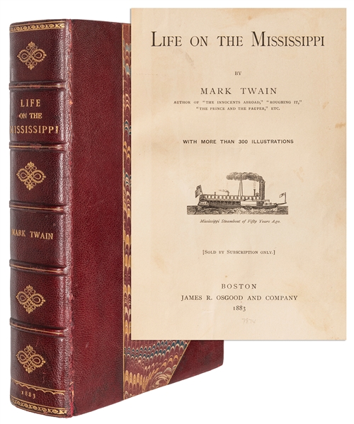  CLEMENS, Samuel (“Mark Twain”) (1835–1910). Life on the Mis...