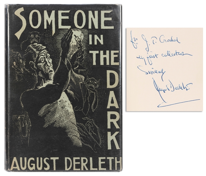  DERLETH, August (1909–1971). Someone in the Dark. Sauk City...