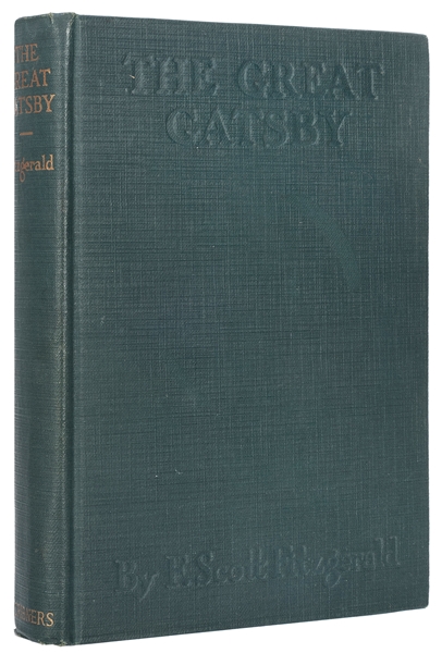  FITZGERALD, F. Scott (1896–1940). The Great Gatsby. New Yor...