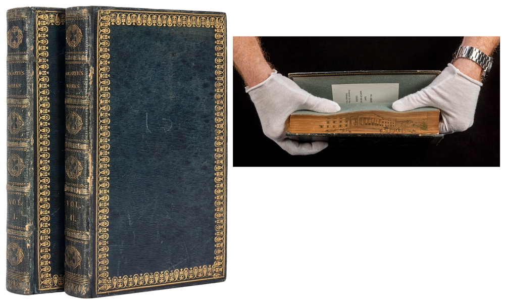  [FORE–EDGE PAINTING]. HOGARTH, William (1697–1764). The Wor...