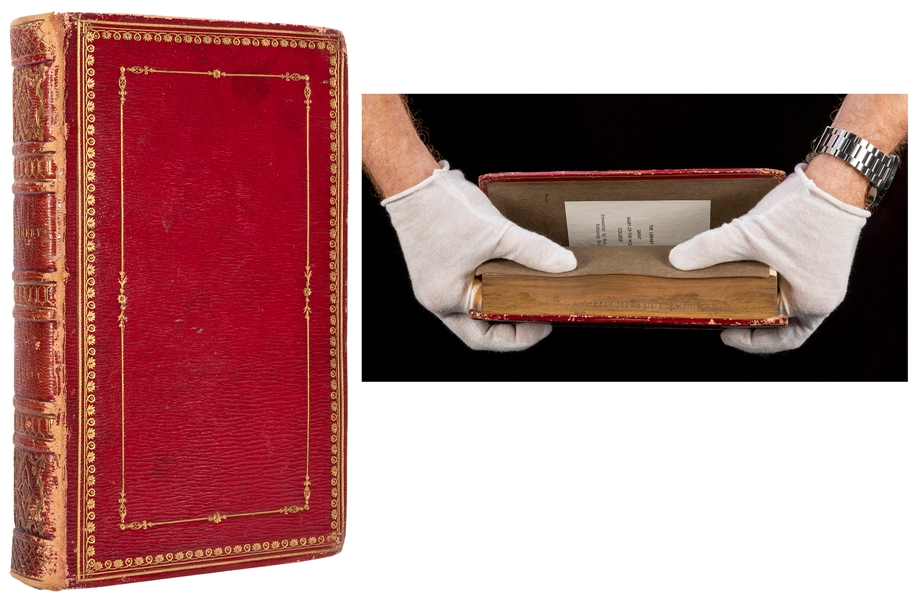  [FORE–EDGE PAINTING]. SCOTT, Walter, Sir (1771–1832). Rokeb...