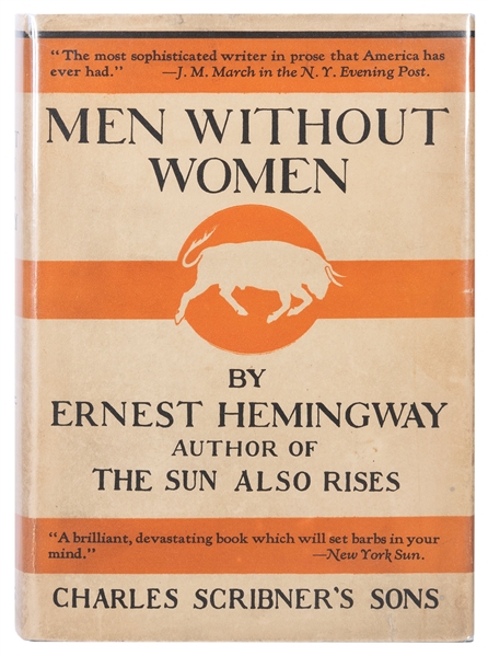  HEMINGWAY, Ernest (1899–1961). Men Without Women. New York:...