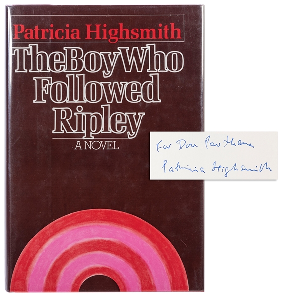  HIGHSMITH, Patricia (1921–1995). The Boy Who Followed Riple...