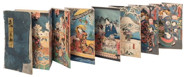  [JAPANESE WOODBLOCKS]. KUNISADA II, Utagawa (Toyokuni III) ...