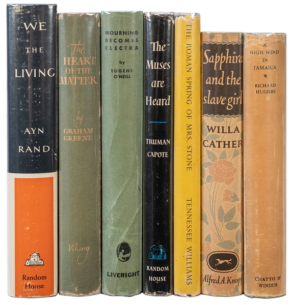  [LITERATURE]. A group of 7 first editions, including: HUGHE...