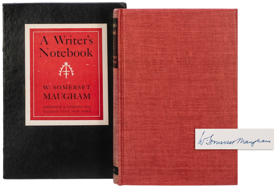  MAUGHAM, William Somerset (1874–1965). A Writer’s Notebook....