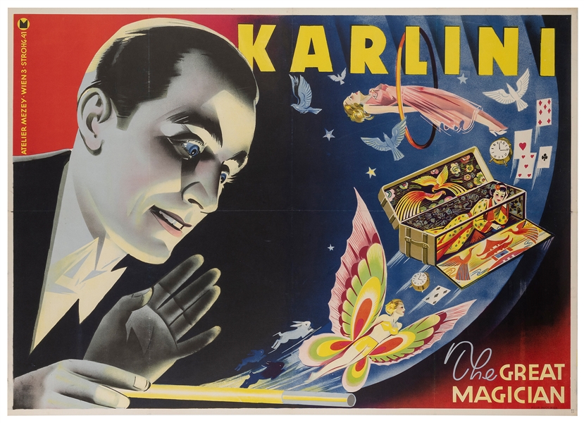  KARLINI (LUDWIG TRINKA). KARLINI THE GREAT MAGICIAN. Vienna...