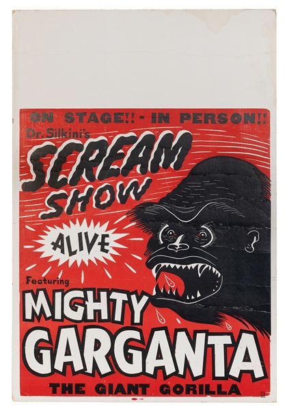  SILKINI (JACK BAKER). DR. SILKINI’S SCREAM SHOW. MIGHTY GAR...