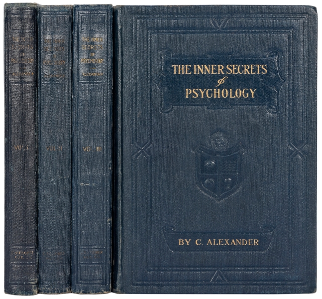  ALEXANDER, C. (CLAUDE ALEXANDER CONLIN). INNER SECRETS OF P...