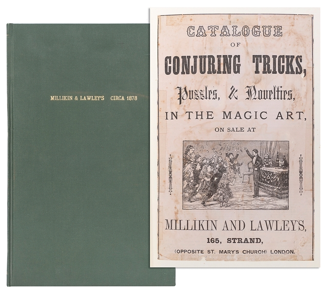  [CATALOGS] MILLIKIN AND LAWLEY’S CATALOGUEOF CONJURING TRIC...