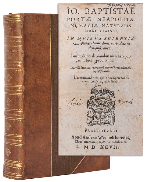  DELLA PORTA, GIAMBATTISTA (1535-1615). MAGIAE NATURALIS LIB...