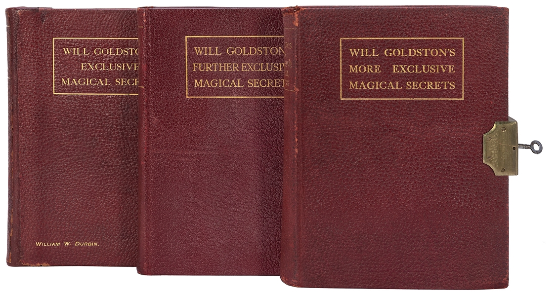  GOLDSTON, WILL (1878-1948). GOLDSTON’S LOCKED BOOKS. INCLUD...