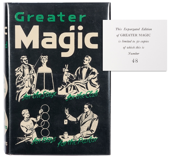  HILLIARD, JOHN NORTHERN. GREATER MAGIC. [EXPURGATED EDITION...