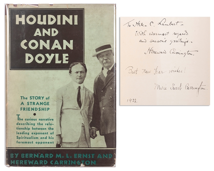  [HOUDINI] ERNST, BERNARD M. L. AND CARRINGTON, HEREWARD. HO...