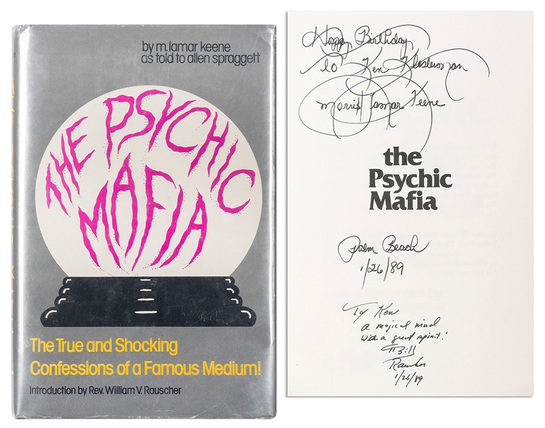  KEENE, MORRIS LAMAR (1936-1996). THE PSYCHIC MAFIA. New Yor...