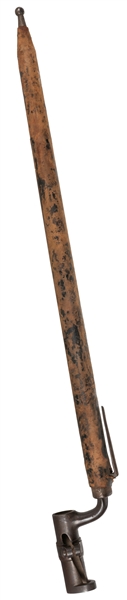  [CIVIL WAR]. Confederate Lorenz bayonet with original leath...