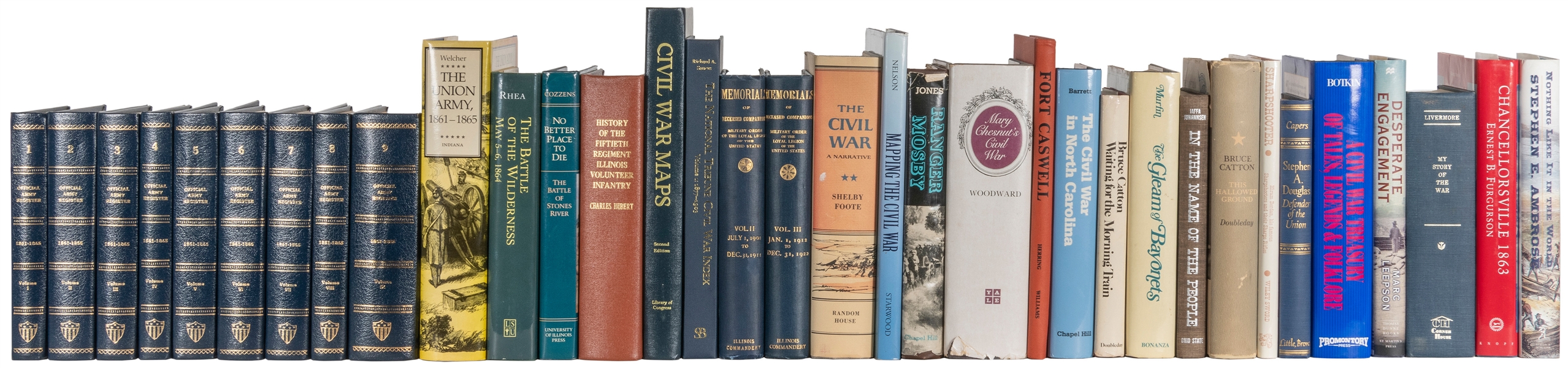  [CIVIL WAR]. A large group of nearly 275 modern non-fiction...