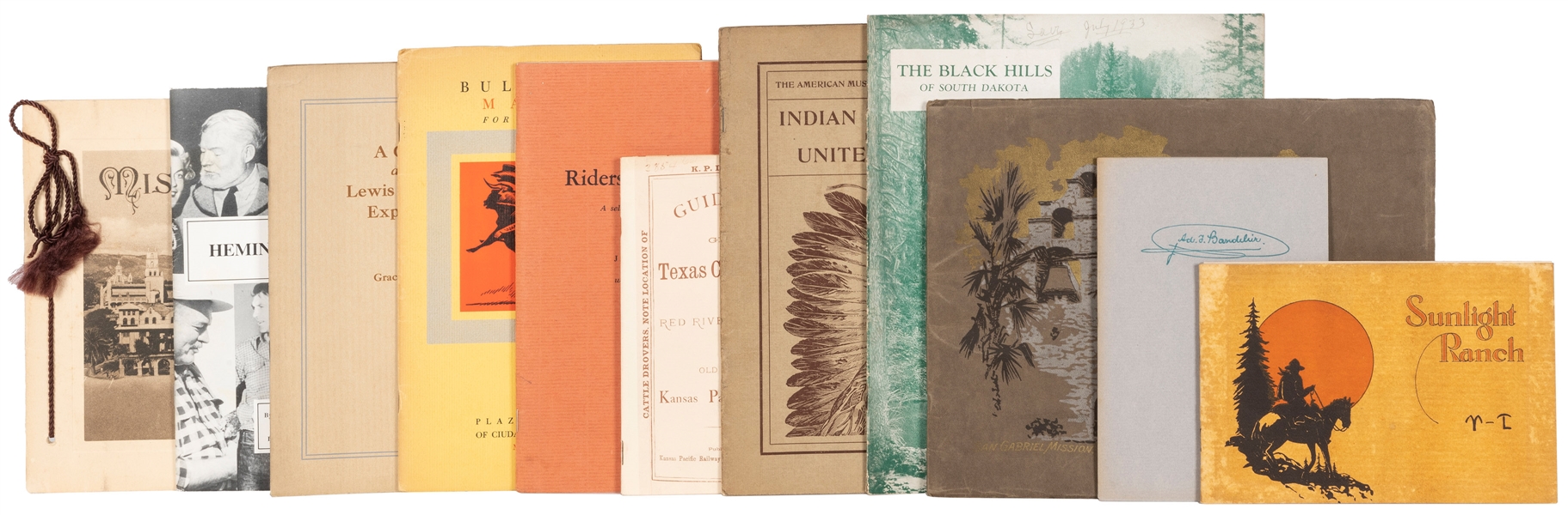  [AMERICAN EPHEMERA]. A group of 11 pamphlets or booklets. [...