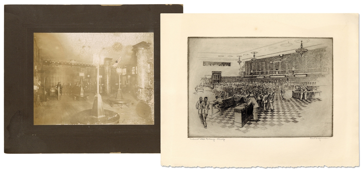  [CHICAGO]. HAGERMAN, Kent (1893-1978). Midwest Stock Exchan...