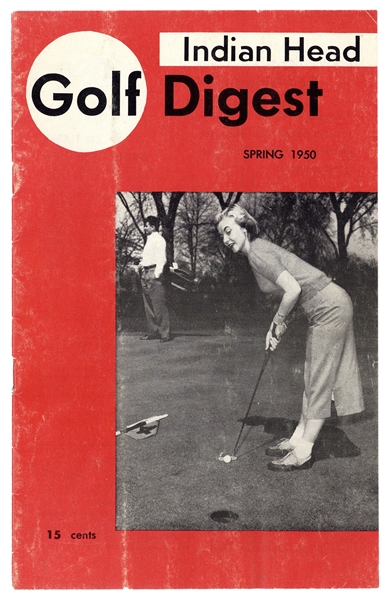  [GOLF]. Golf Digest Vol. 1 No. 1. Evanston, Ill., 1950. Sta...