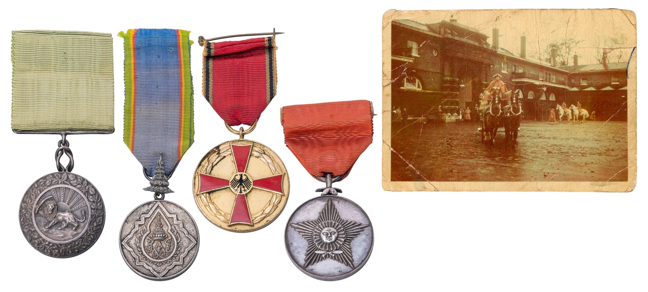  [BRITISH EMPIRE]. A group of 4 medals awarded to D.V. Harpe...