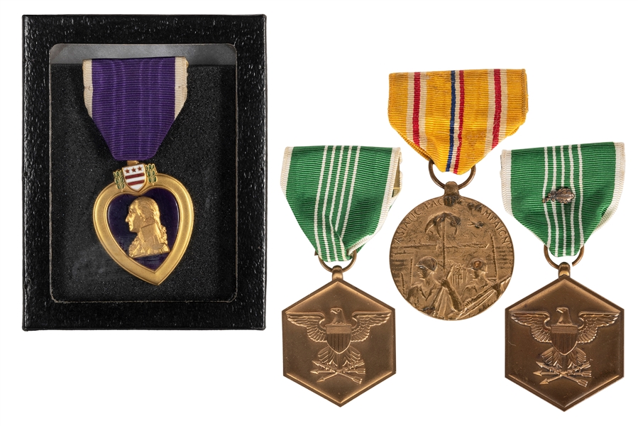  [MEDALS]. [UNITED STATES MILITARY]. A group of 4 Military m...