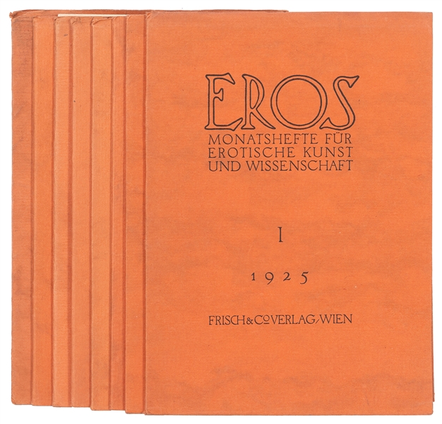  [EROTICA]. [PERIODICALS]. Eros. [Vienna: Frisch, 1925]. 8 8...