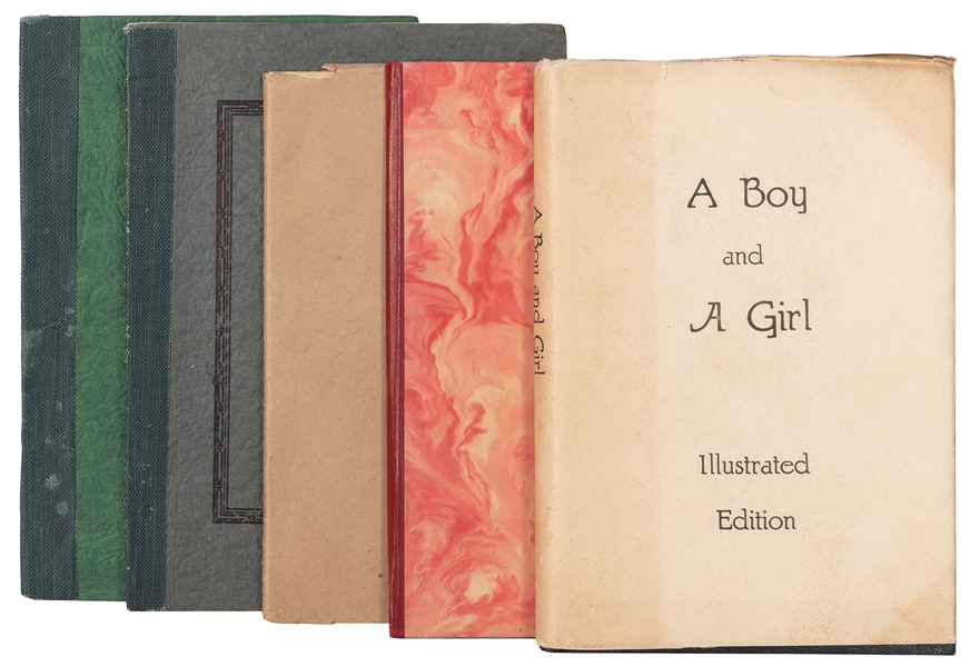  [EROTICA]. A group of 4 illustrated booklets and a suite of...