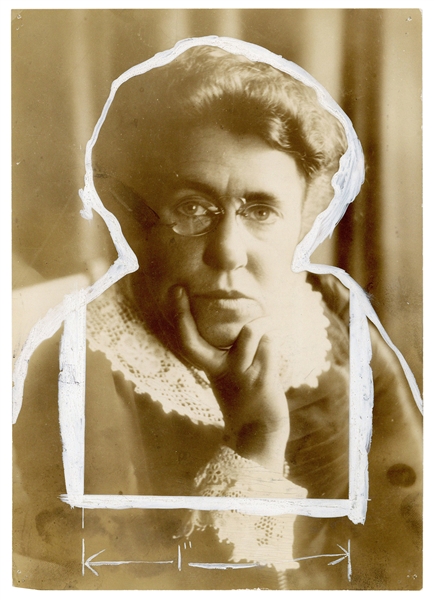  [LITERARY]. A photographic portrait of Emma Goldman. Circa ...