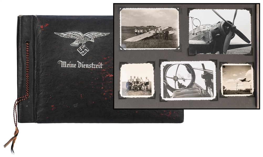  [WORLD WAR II]. Photograph album of training and deployment...