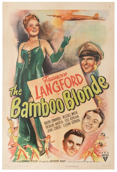  The Bamboo Blonde. RKO, 1946. One-sheet poster for the Amer...