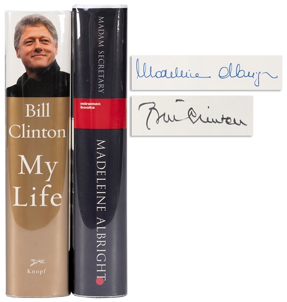  [CLINTON ADMINISTRATION]. A pair of signed books. Including...