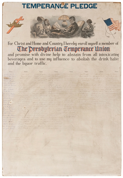  [TEMPERANCE MOVEMENT]. The Presbyterian Temperance Union Pl...