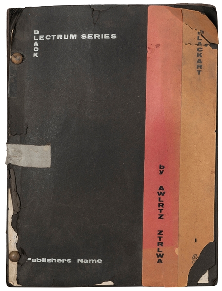  [AFRICAN AMERICANA]. TOWNSEND, WALTER L.R. (pseudo., Awlrtz...