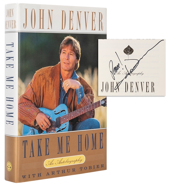  DENVER, John (1943-1997). Take Me Home: An Autobiography. W...