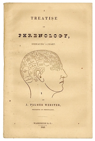  [PHRENOLOGY]. WEBSTER, J. Palmer. A Treatise on Phrenology,...