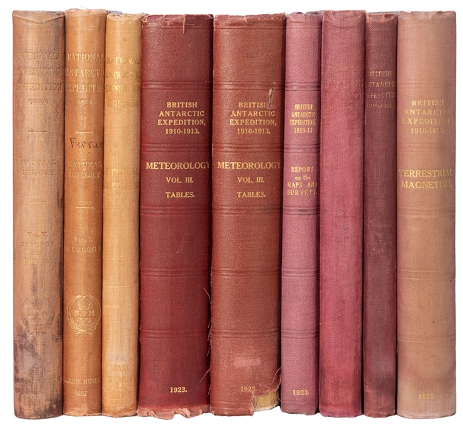  [POLAR EXPLORATION]. A set of 10 volumes of the British Nat...