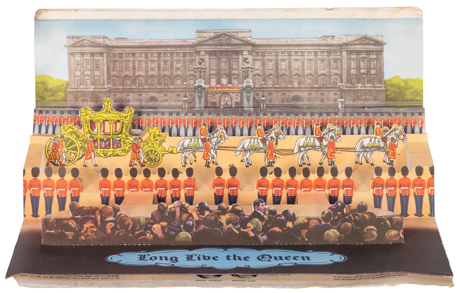  [POP–UP BOOK]. The Coronation of the Queen. London and Some...